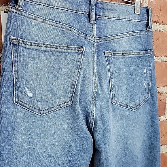 Lovers + Friends Womens Mason High Rise Skinny Cropped Denim Jeans in Miramar 27 - Picture 6 of 16